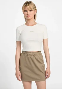 Guess Carla Kadın Krem Aktif Top V5YP08K8RT2-A10F