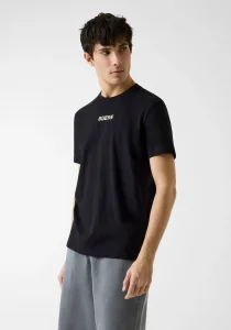 Guess Cochise Bisiklet Yaka Kısa Kollu Erkek Siyah T-shirt Z6RI00I3Z14-JBLK