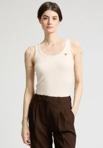 Guess Guess Kadın  Ribana Crop Kadın Krem Atlet V4YP06K8RT2-G6K5