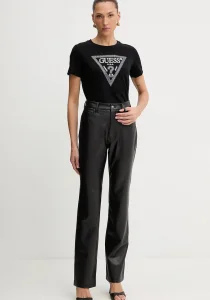 Guess Euphoria Kadın Siyah Regular Fit Pantolon W5BB75K8S30-JBLK