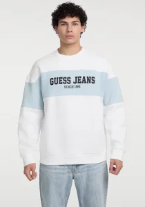Guess Gj Cn Os Erkek Beyaz Sweatshirt M4BQ39K9V31-G011