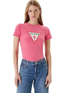 Guess Jeans Kadın Pembe Slim Fit T-Shirt W4YI04J1314-A619