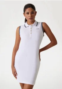 Guess Amaryllis Kadın Beyaz Aktif Elbise V5GK04KCOK1-G011