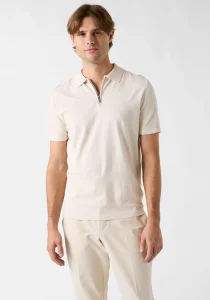 Guess Kadir Teknik Kısa Kollu Polo Yakalı Erkek Krem Triko M6RR15Z4442-G1I6