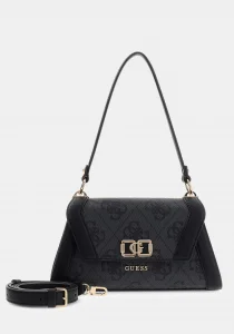 Guess Karnilla Logolu Kapaklı Omuz Kadın Antrasit El Çantası HWOS9901190-CLO