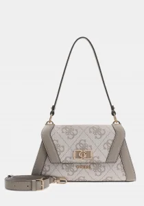 Guess Karnilla Logolu Kapaklı Omuz Kadın  Koyu Kahverengi  El Çantası HWOS9901190-DKO