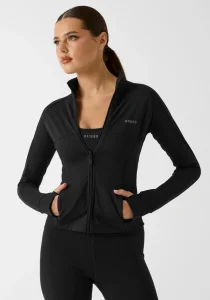 Guess Margot Uzun Kollu Fermuarlı Aktif Kadın Siyah Ceket V6RP15KD952-JBLK