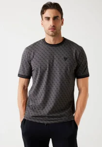 Guess Marshall Erkek Siyah Aktif Regular Fit T-Shirt Z2YI05J1314-P9NP