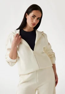 Guess Maryella Kadın Beyaz Aktif  Eşofman Üstü V5YQ00KB3P2-G1O6