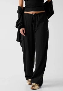 Guess Nat Kargo Kadın Siyah Eşofman Altı V6RB16WL232-JBLK