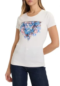 Guess Peony Kadın Bej Slim Fit T-Shirt W5BI29J1314-G9L9