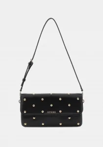 Guess Sadie Kapaklı Omuz Kadın Siyah Omuz Çantası HWVG8118190-BLA