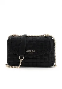 Guess Sandy Dönüştürülebilir Çapraz Askılı Kapaklı Kadın Siyah El Çantası HWWG8418210-BLA