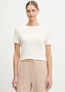 Guess Sonia Bisiklet Yaka Kısa Kollu Kadın Beyaz T-shirt V6RI17KD741-G1O6