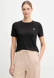 Guess Sonia Bisiklet Yaka Kısa Kollu Kadın Siyah T-shirt V6RI17KD741-JBLK