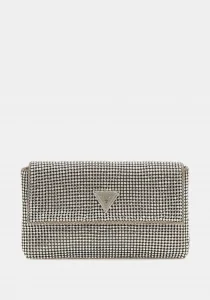 Guess Twiller Kadın Gri Clutch Çanta HWRY9350700-SIL