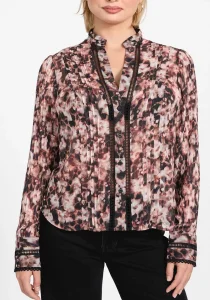 Guess Yeni Josette Uzun Kollu Kadın Kırmızı Gömlek W5RH16WDW82-PM6M