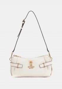 Guess Yesba Mini Üstten Fermuarlı Kadın Beyaz Omuz Çantası HWBG7833720-OFF