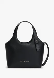 Tommy Hilfiger TH Logolu Mini Kadın Siyah El Çantası AW0AW18281BDS