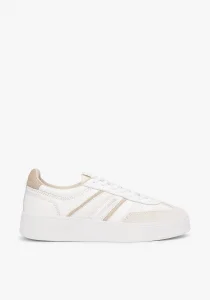 Tommy Hilfiger The Greenwich Edge Flatform Kadın Bej Sneaker EN0EN029000GA