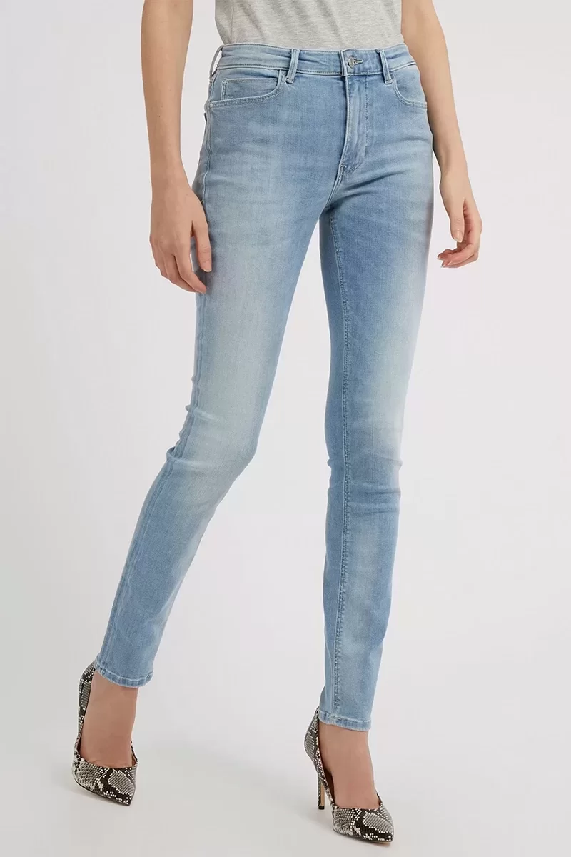 Guess 1981 SKINNY Kadın Mavi Jeans W2YA46D4Q01-CLH1
