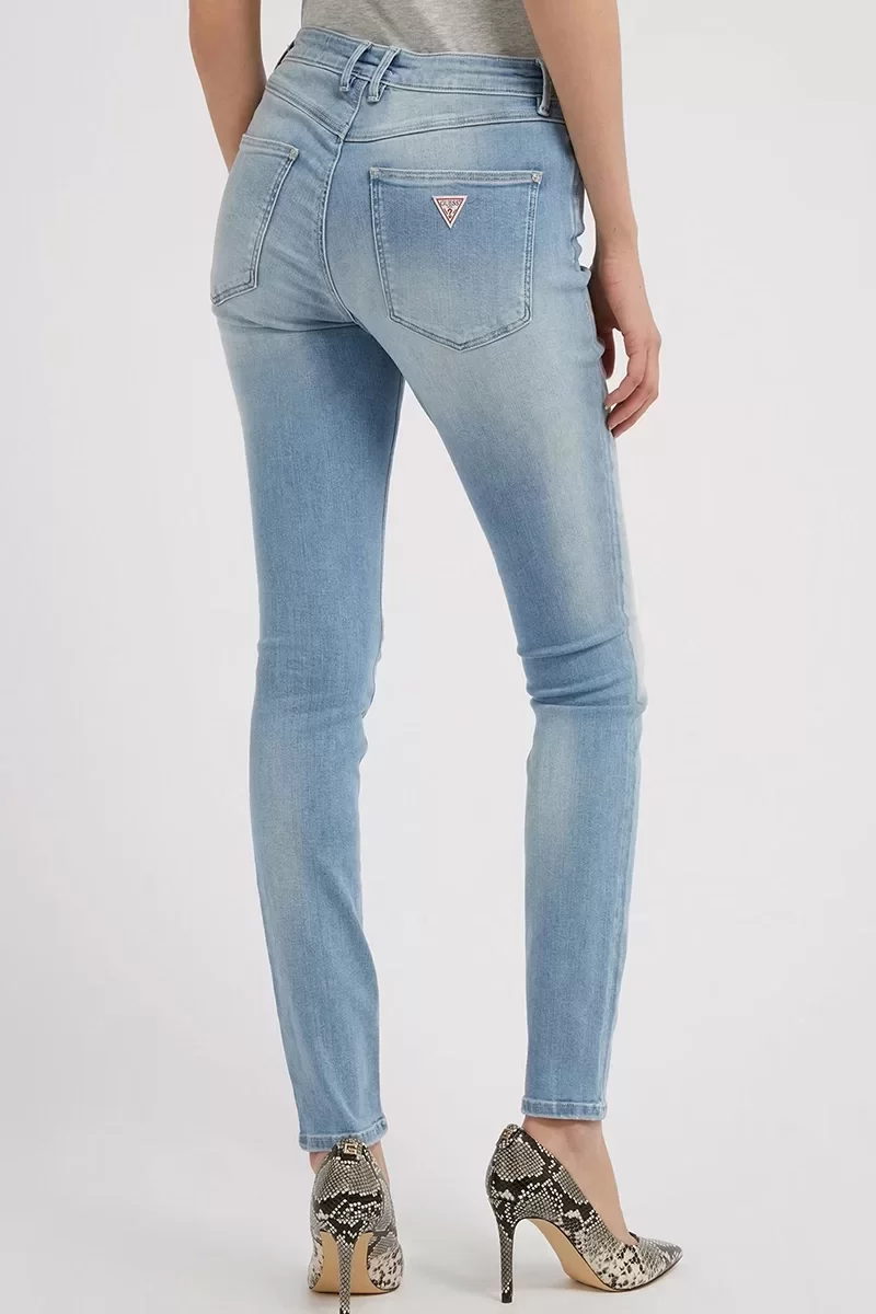 Guess 1981 SKINNY Kadın Mavi Jeans W2YA46D4Q01-CLH1