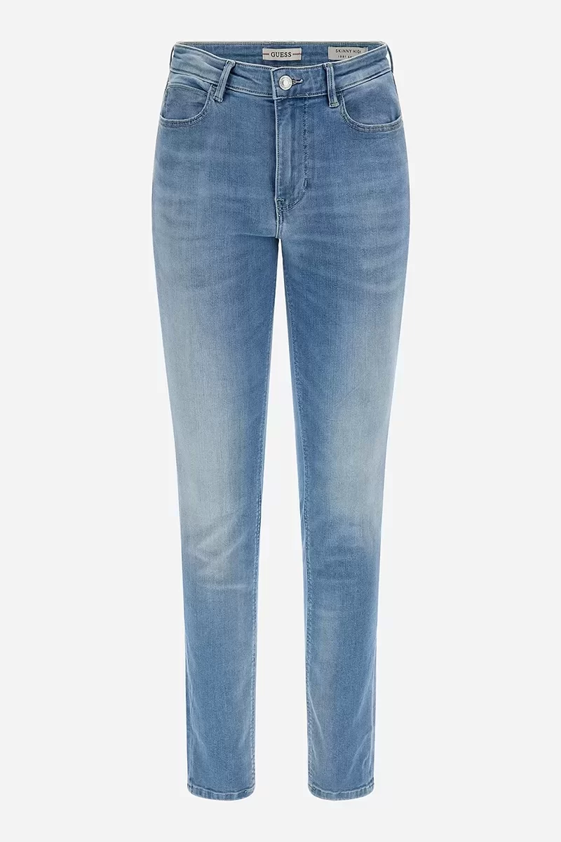 Guess 1981 SKINNY Kadın Mavi Jeans W2YA46D4Q01-CLH1