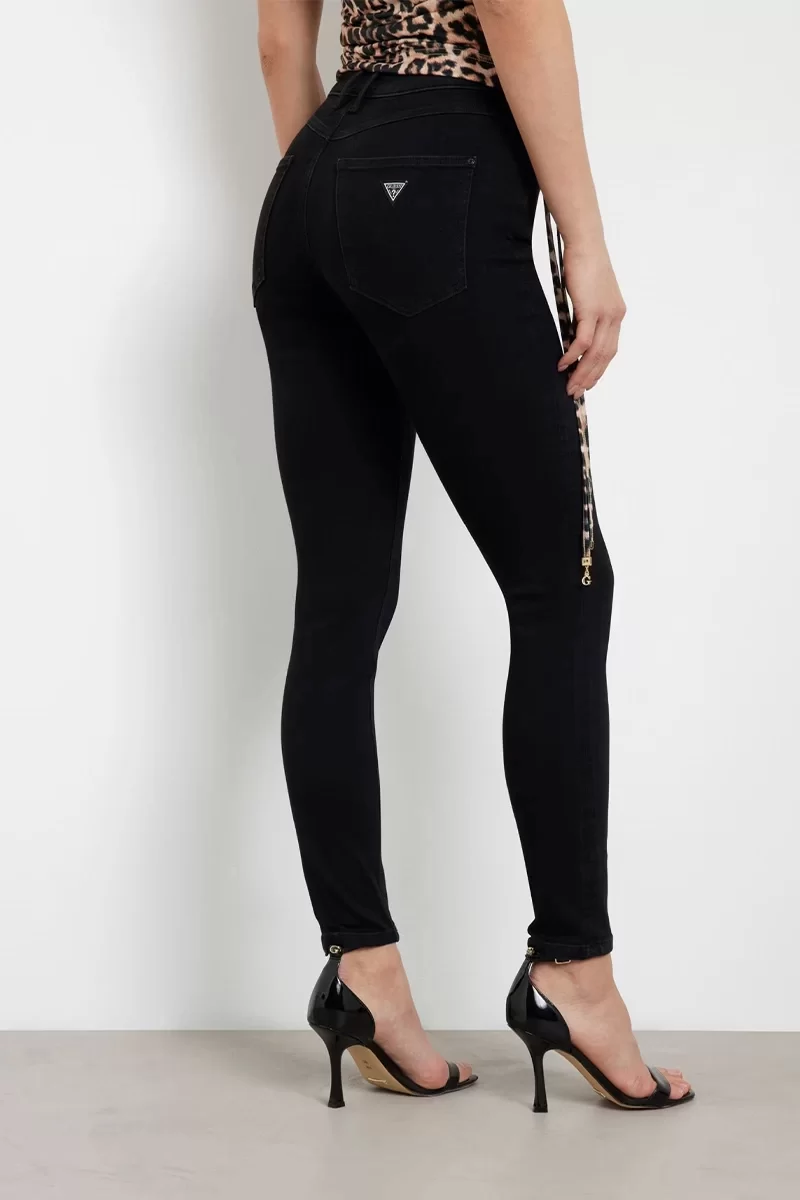 Guess 1981 Skınny Kadın Siyah Jeans W2YA46D4PZ1-CBL1