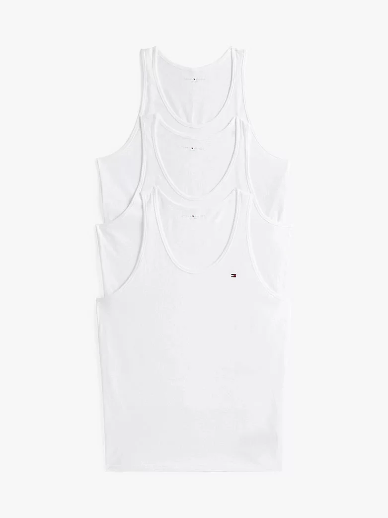 Tommy Hilfiger 3P TANK TOP Erkek  Atlet UM0UM0338705E