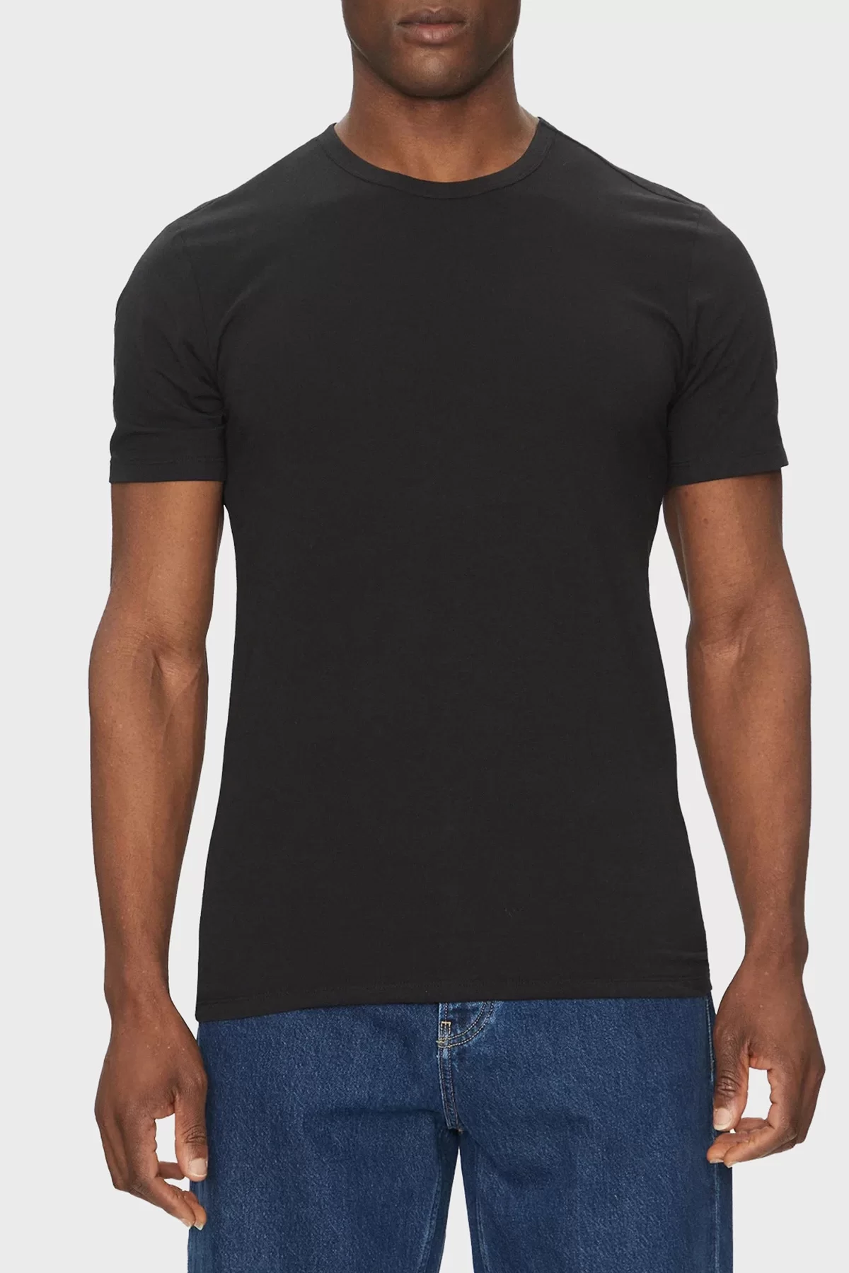 Calvin Klein S/S CREW NECK 3PK Erkek  Atlet LV00NB4185-UB1