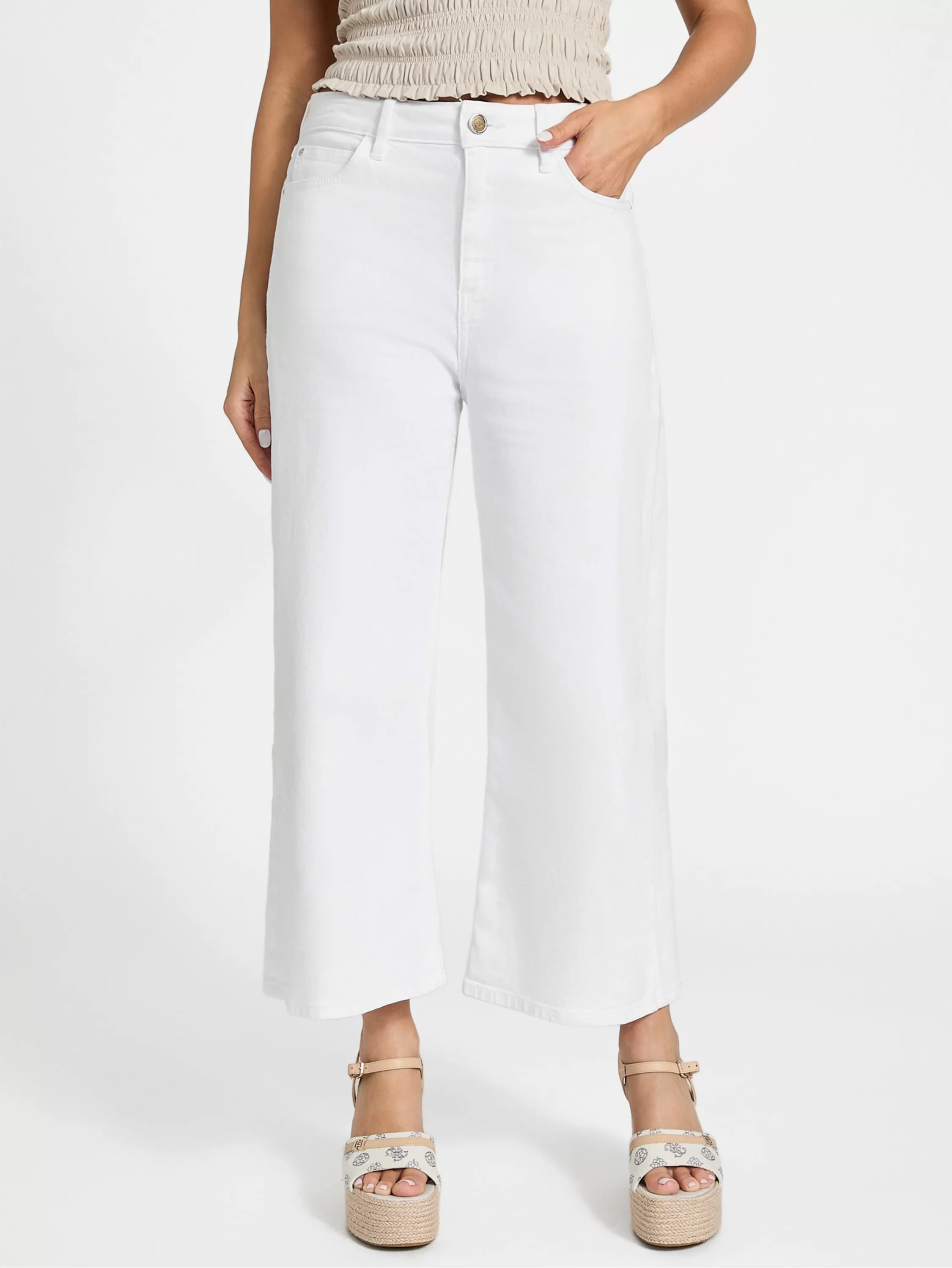 BELLFLOWER CROP WIDE LEG