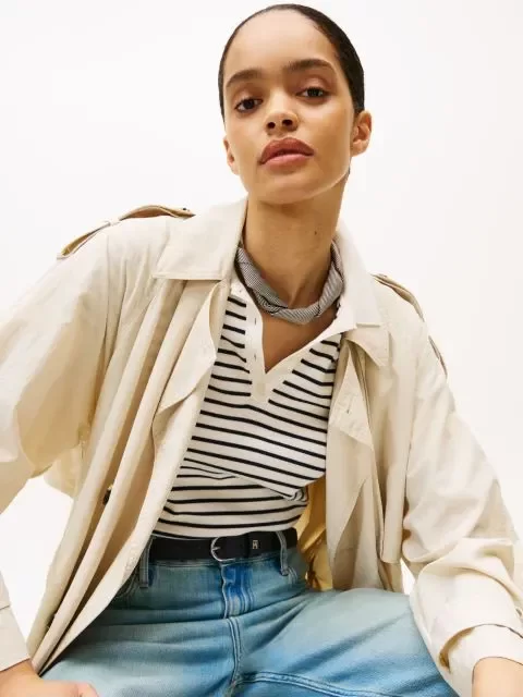 Tommy Hilfiger Kadın İpek Kare Eşarp AW0AW17629DW6