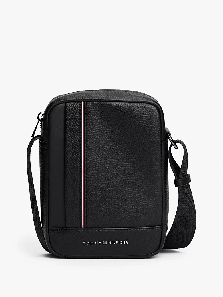 Tommy Hilfiger TH Central Mini Reporter Erkek Siyah Çanta AM0AM13632BDS
