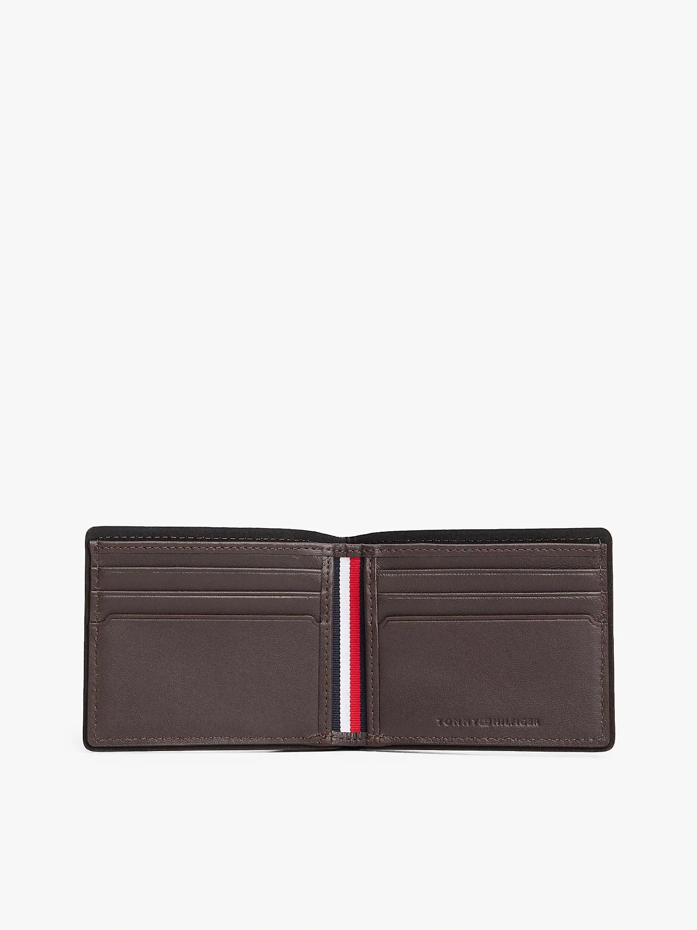 Tommy Hilfiger TH Corp Mini Kartlıklı Erkek Kahverengi Cüzdan AM0AM13739GB6