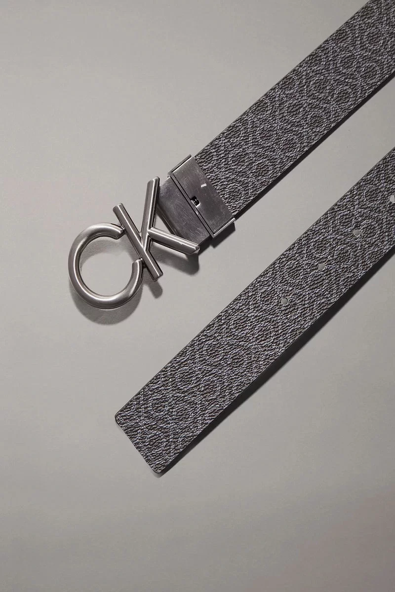 Calvin Klein ADJ/REV CK METAL BOMBE MONO 35MM Erkek  Kemer K50K512829-01R