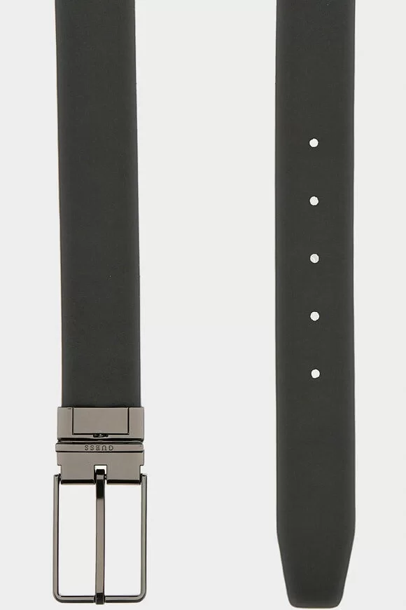 Guess AGUEDA ADJ & REV BELT H35 Erkek Siyah Kemer BMAGLOP5235-DBM
