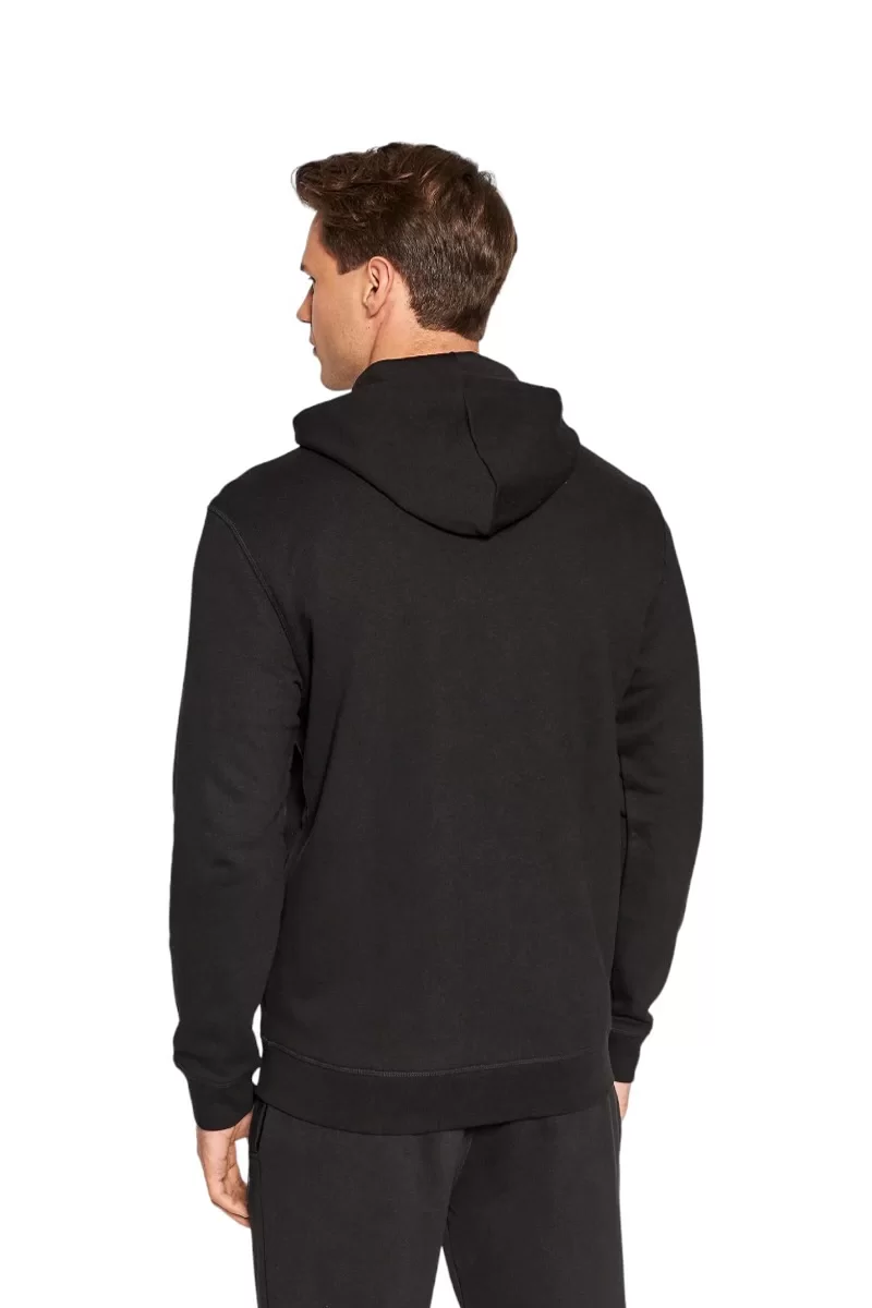 Guess ALDWIN ZIP HOODED SW Erkek Siyah Ceket Z2YQ28KAIJ1-JBLK