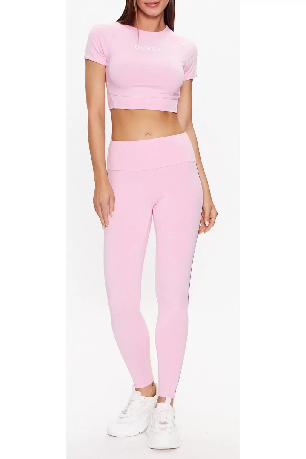 Guess ALINE LEGGINGS 4/4 E Kadın Pembe Tayt V2YB14KABR0-G65F