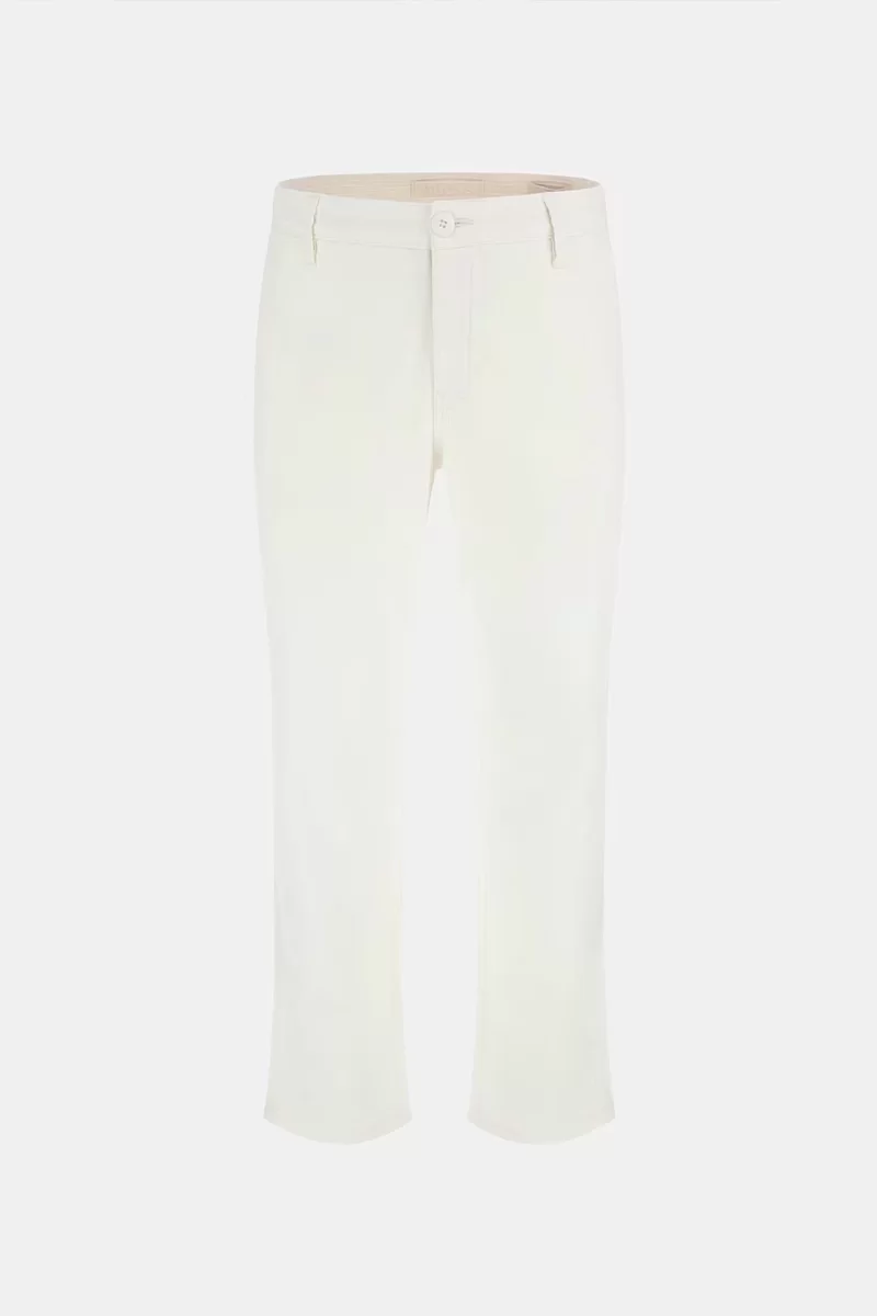 Guess Angels Chıno Erkek Beyaz Pantolon M4YB16WEOQ1-G047