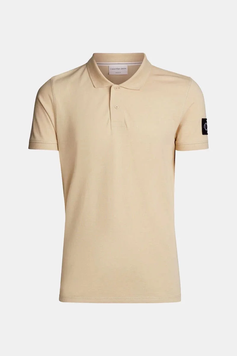 CK Jeans BADGE POLO Erkek Bej T-shirt J30J323394-RAE