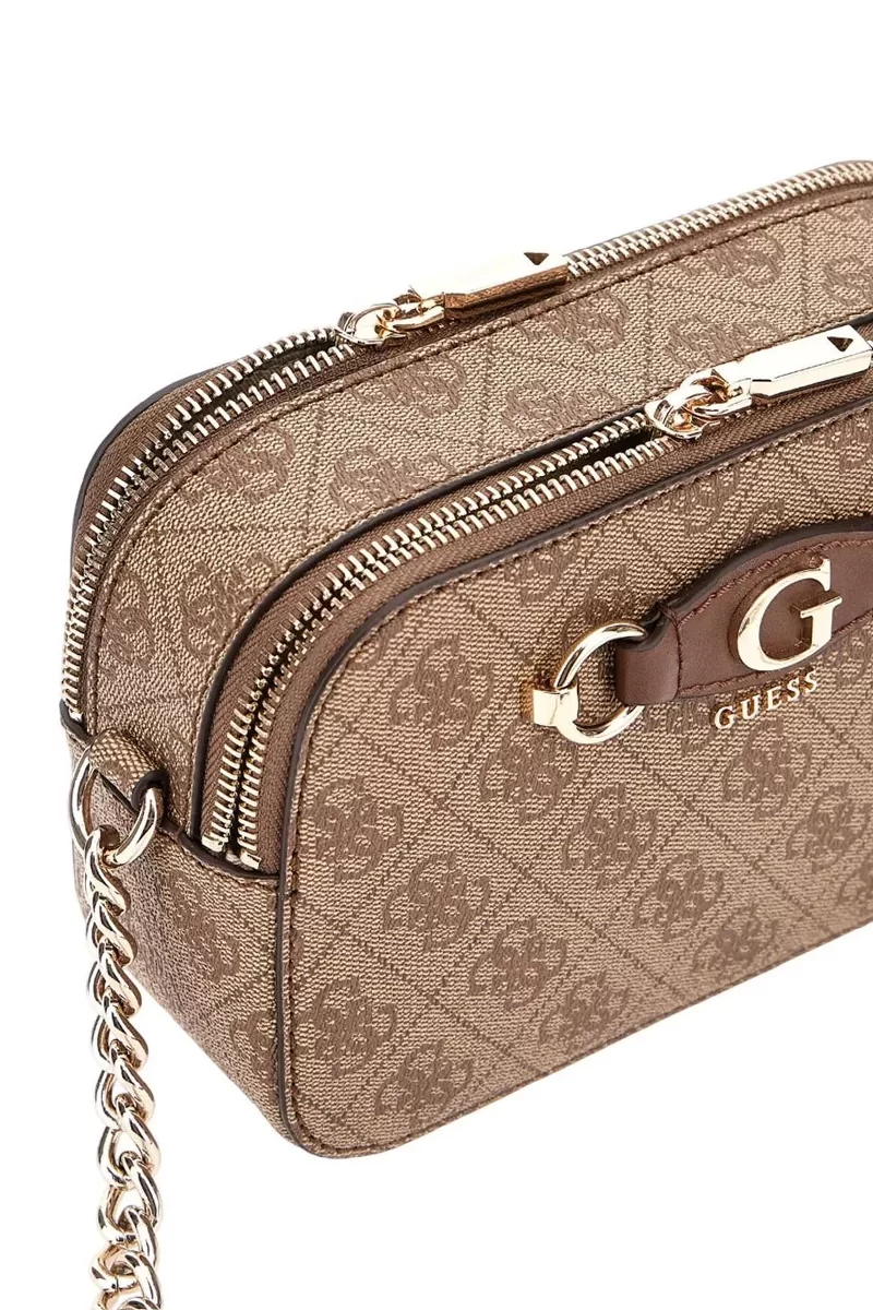 Guess Izzy Camera Bag Kadın Kahverengi Çapraz Çanta HWSG8654140-LGW