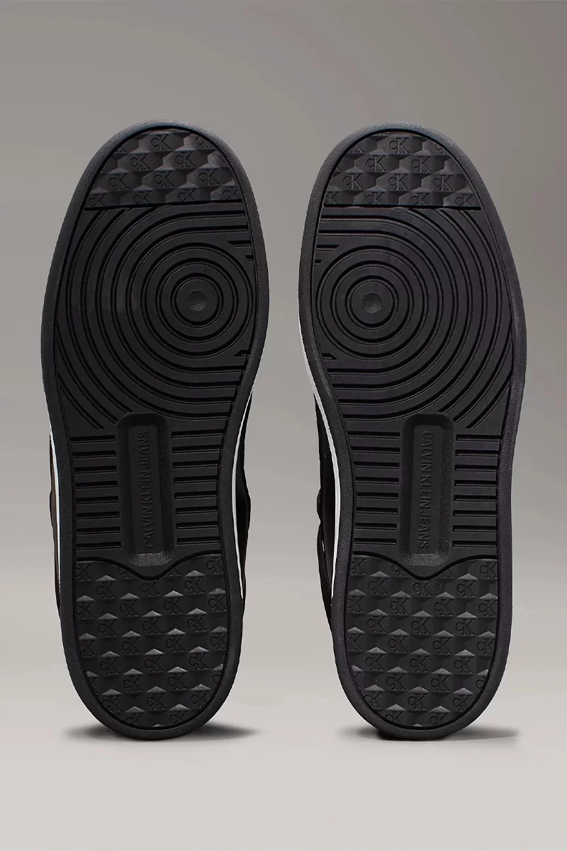 CK Jeans BASKET CUPSOLE MID ML MIX Kadın Siyah Sneaker YW0YW01578-0GM