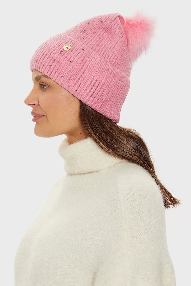 Guess BEANIE Kadın Pembe Şapka AW5213POL01-PIN