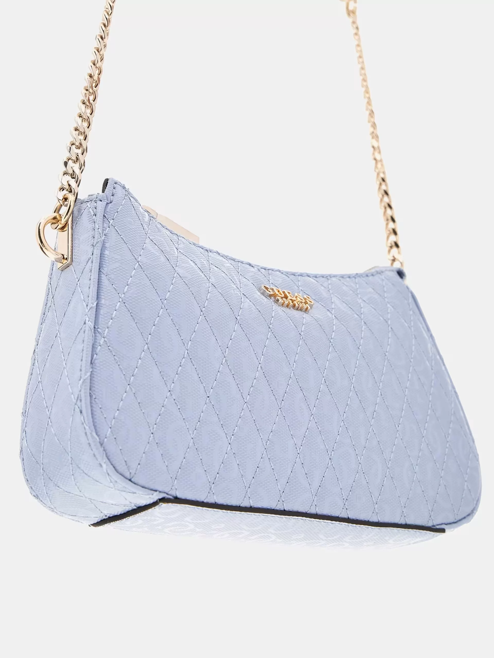 Guess BETULA MINI CROSSBODY TOP ZIP Kadın Mavi Mini Çanta HWGG9626720-STU