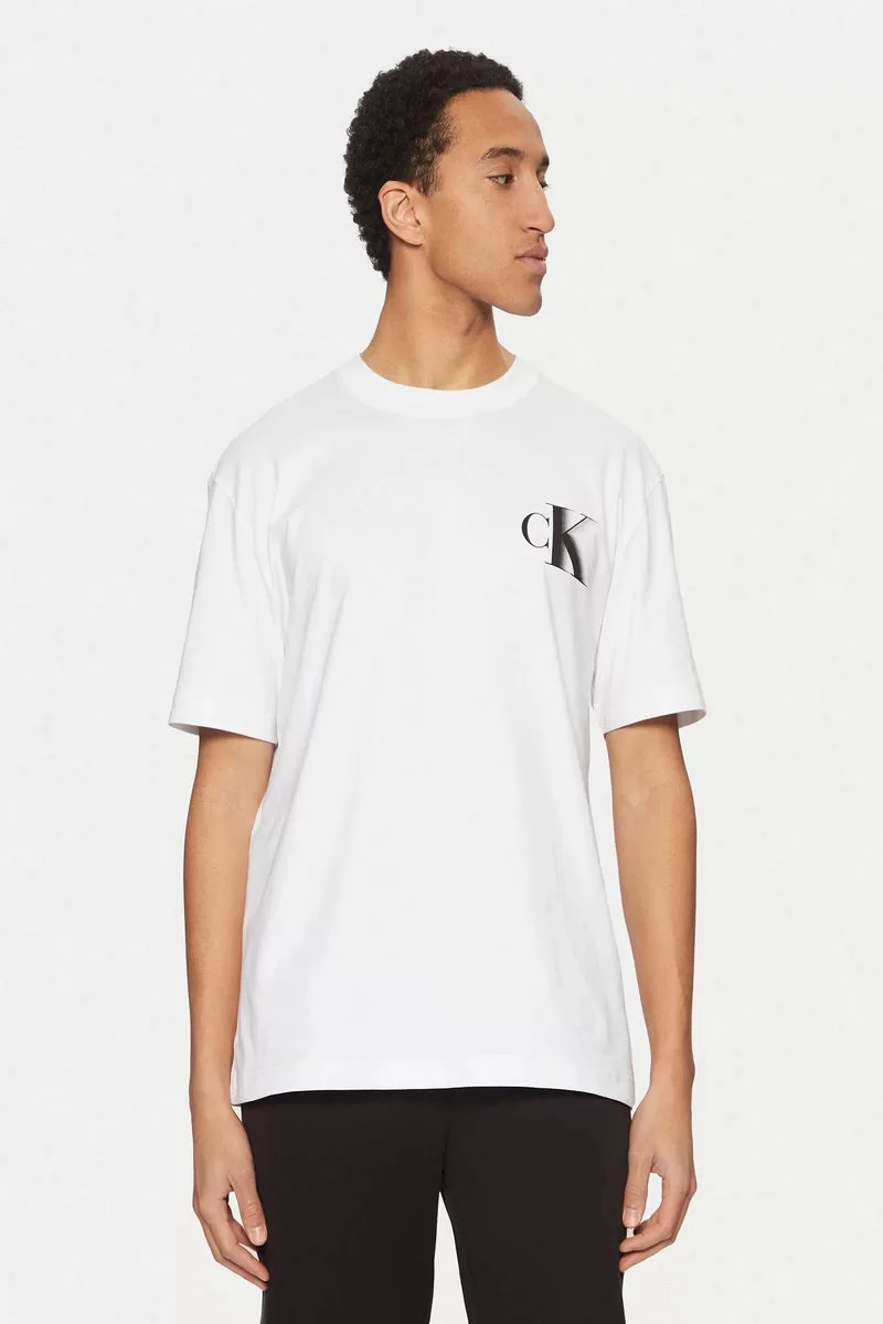 CK Jeans BOLD CK TEE Erkek  T-shirt J30J327475-YAF