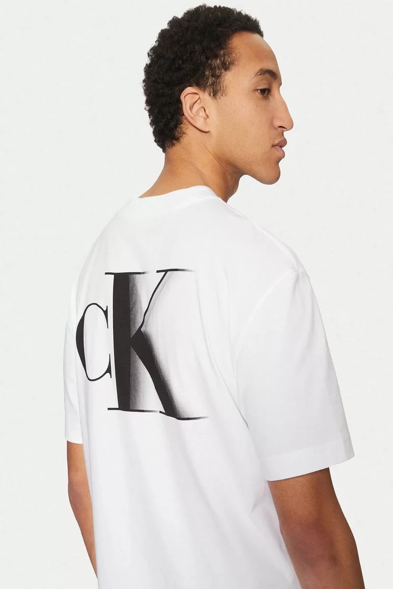 CK Jeans BOLD CK TEE Erkek  T-shirt J30J327475-YAF