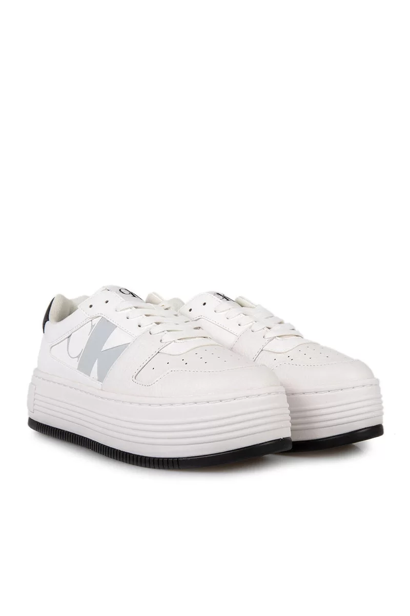 Calvin Klein BOLD FLATF LOW LACEUP MIX NBS Kadın  Sneaker YW0YW01641-01W