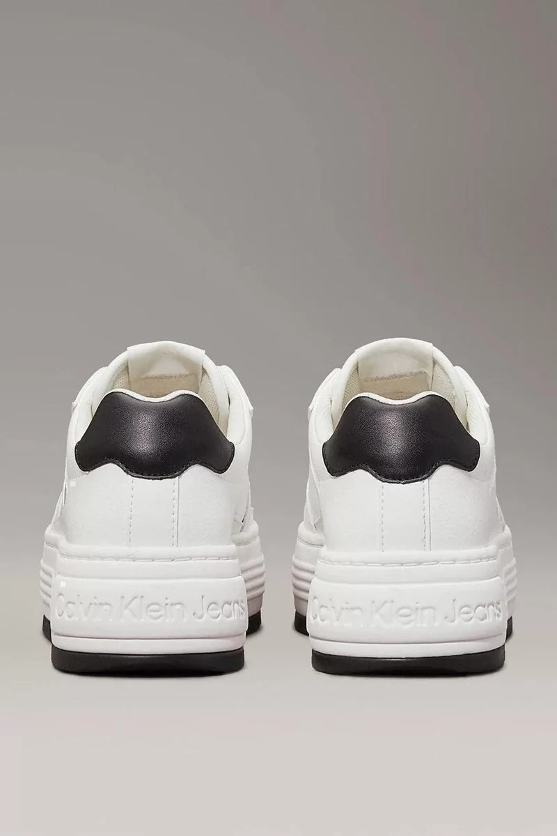 Calvin Klein BOLD FLATF LOW LACEUP MIX NBS Kadın  Sneaker YW0YW01641-01W