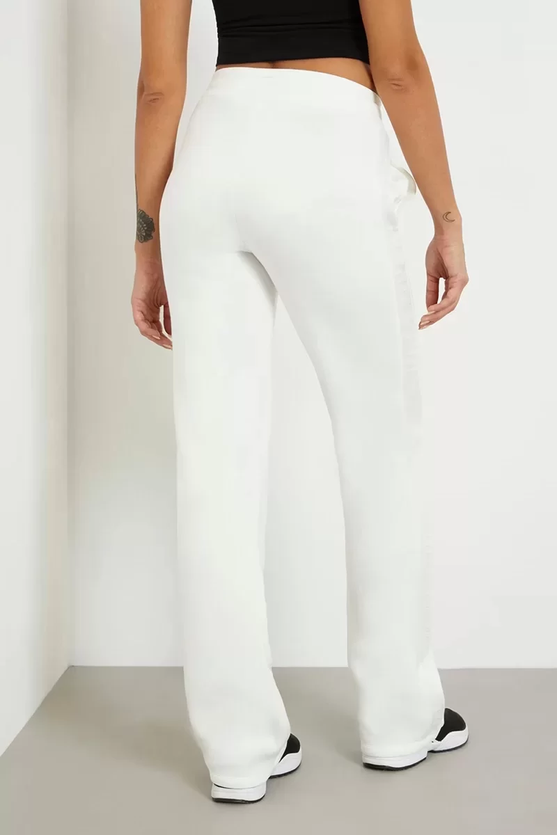 Guess Brenda Scuba Straıght Leg Pant Kadın Krem Eşofman Altı V3RB21K7UW2-G6K5