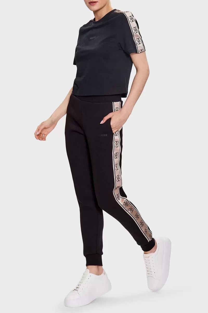 Guess Brıtney Jogger Kadın Siyah Eşofman Altı V2YB15KB3P2-JBLK